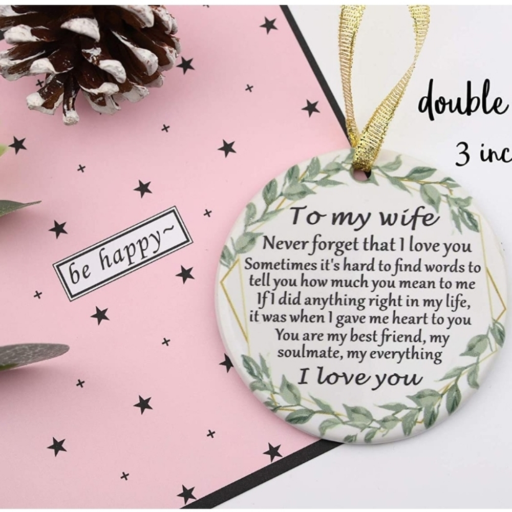 Gtizry Personalized Wife Ornaments Wife Don't Forget I Love You Ornaments Decora